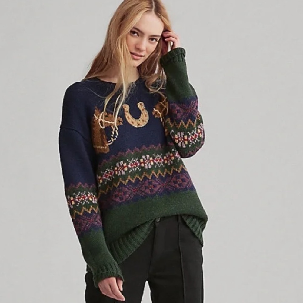 Ralph Lauren Equestrian Sweater π - Picture 1 of 16